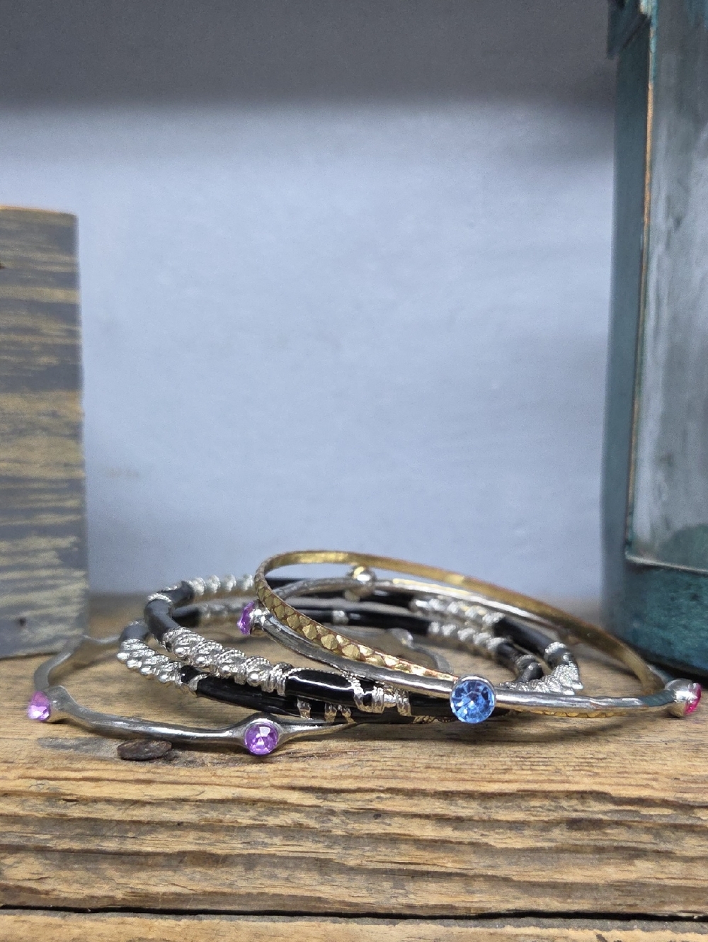 🚨Stackable Silver and Gold Tone Women's Bracelet Bundle